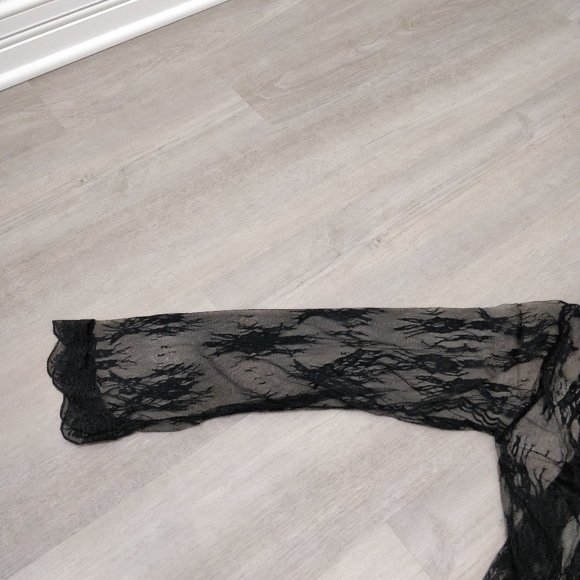 NWOT coverup soft black lace - Picture 10 of 15